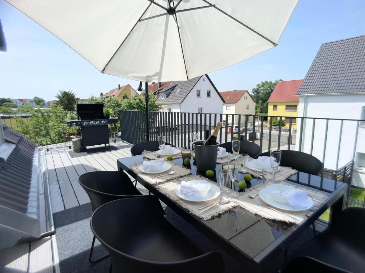 M-Style 04 Apartment Mit Balkon Und Gasgrill, 24H Self-Check-In, Free Parking, Netflix Nuremberg Exterior photo